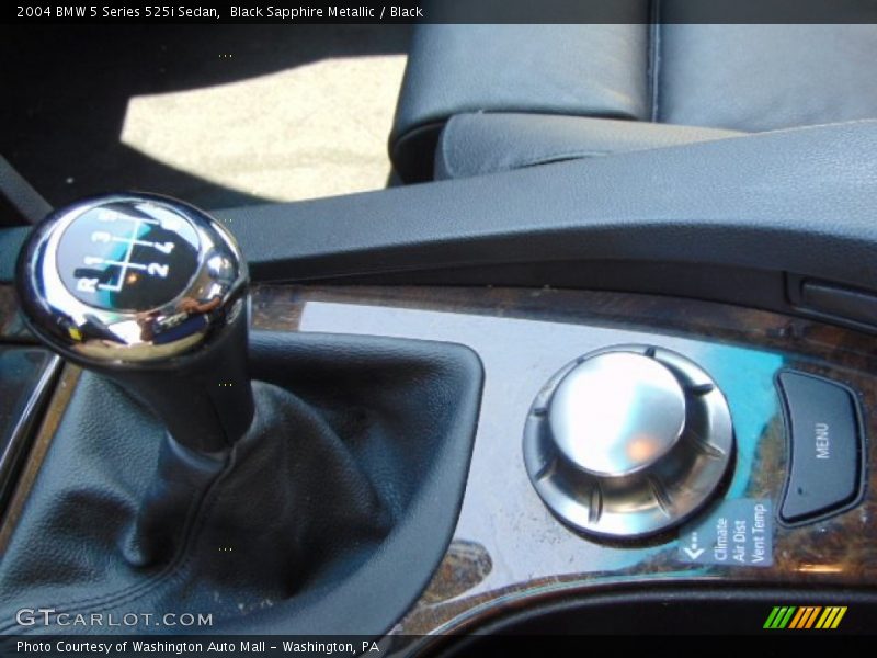 Black Sapphire Metallic / Black 2004 BMW 5 Series 525i Sedan