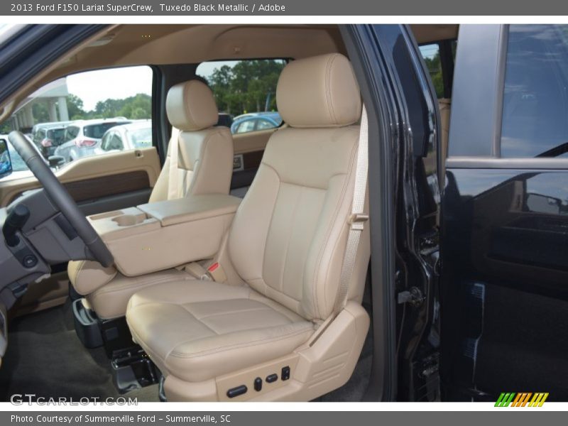Tuxedo Black Metallic / Adobe 2013 Ford F150 Lariat SuperCrew