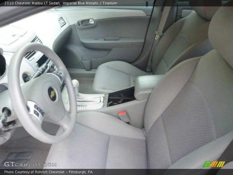 Imperial Blue Metallic / Titanium 2010 Chevrolet Malibu LT Sedan