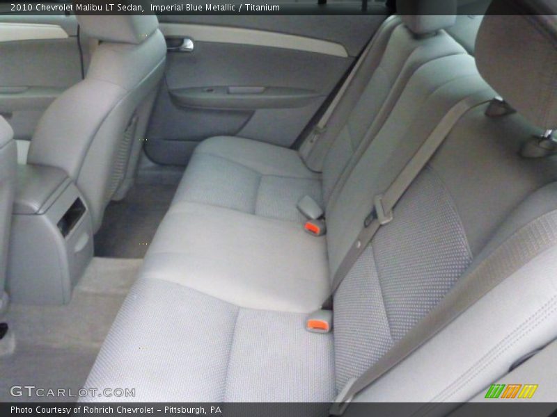 Imperial Blue Metallic / Titanium 2010 Chevrolet Malibu LT Sedan