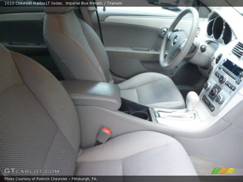 Imperial Blue Metallic / Titanium 2010 Chevrolet Malibu LT Sedan