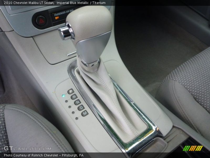 Imperial Blue Metallic / Titanium 2010 Chevrolet Malibu LT Sedan