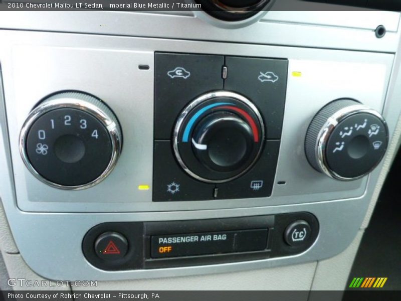 Imperial Blue Metallic / Titanium 2010 Chevrolet Malibu LT Sedan