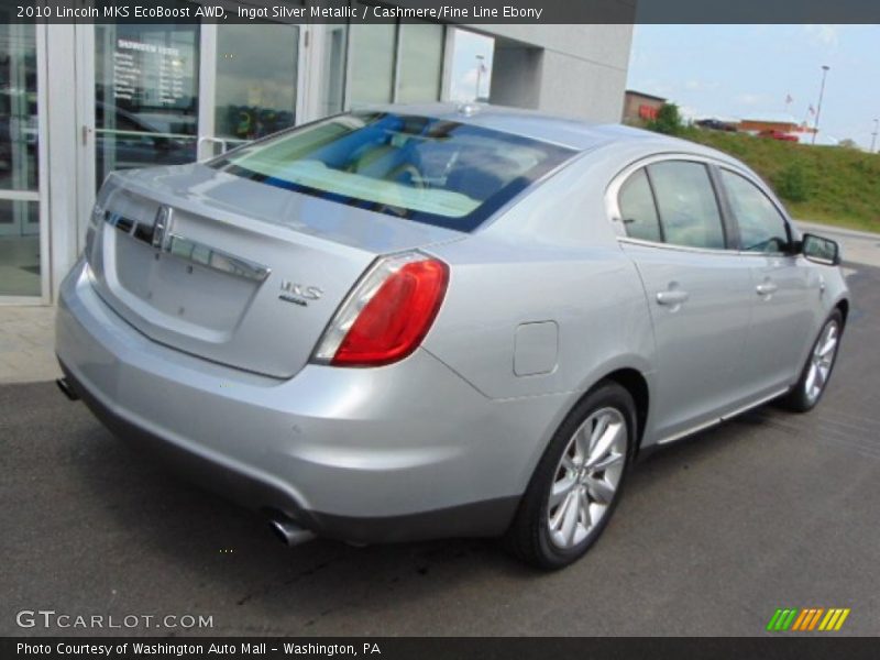 Ingot Silver Metallic / Cashmere/Fine Line Ebony 2010 Lincoln MKS EcoBoost AWD
