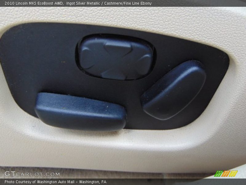 Ingot Silver Metallic / Cashmere/Fine Line Ebony 2010 Lincoln MKS EcoBoost AWD