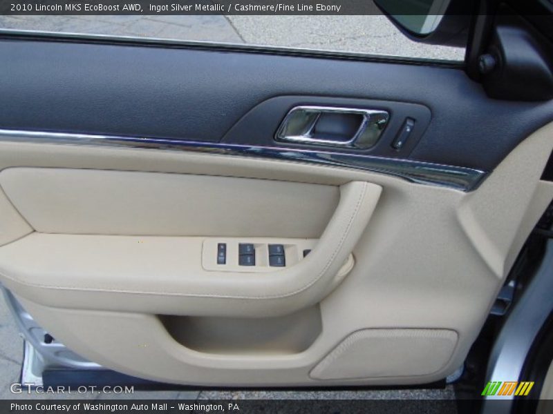 Ingot Silver Metallic / Cashmere/Fine Line Ebony 2010 Lincoln MKS EcoBoost AWD