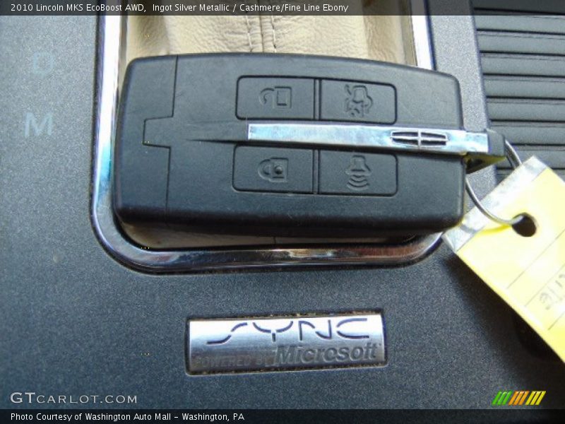 Ingot Silver Metallic / Cashmere/Fine Line Ebony 2010 Lincoln MKS EcoBoost AWD