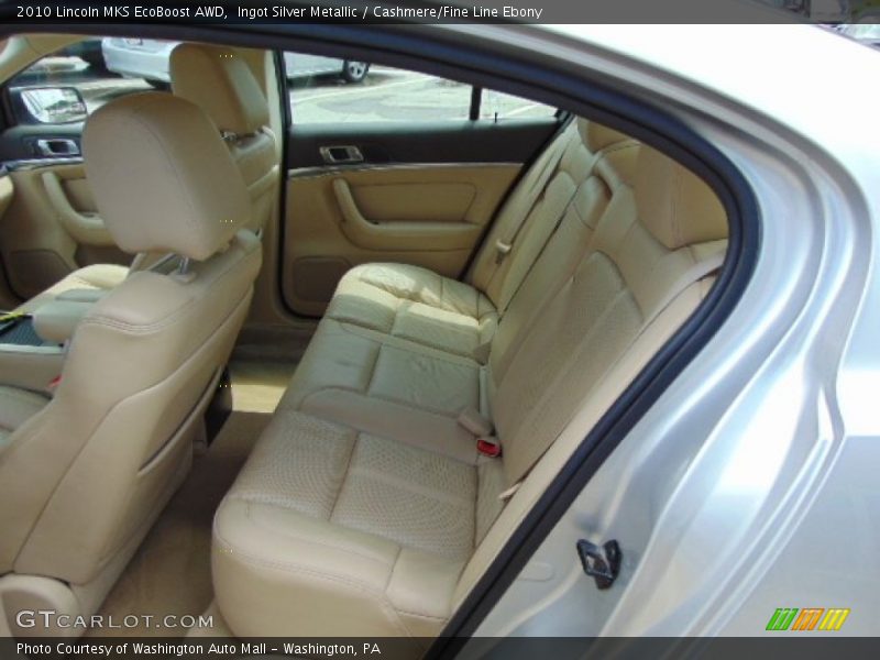 Ingot Silver Metallic / Cashmere/Fine Line Ebony 2010 Lincoln MKS EcoBoost AWD