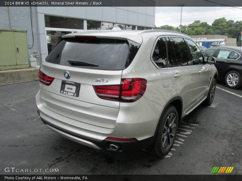 Mineral Silver Metallic / Black 2014 BMW X5 xDrive35i