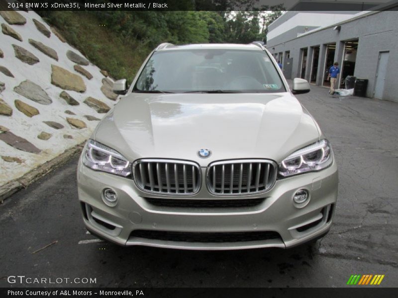 Mineral Silver Metallic / Black 2014 BMW X5 xDrive35i