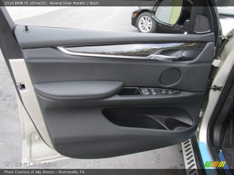 Mineral Silver Metallic / Black 2014 BMW X5 xDrive35i