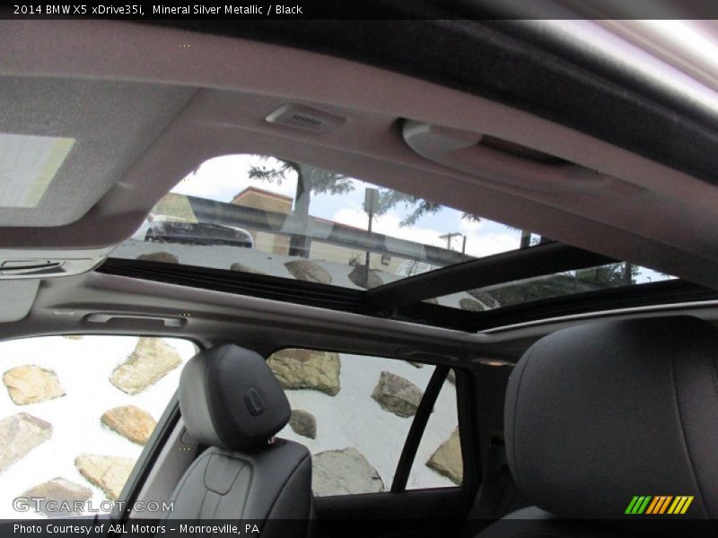 Mineral Silver Metallic / Black 2014 BMW X5 xDrive35i