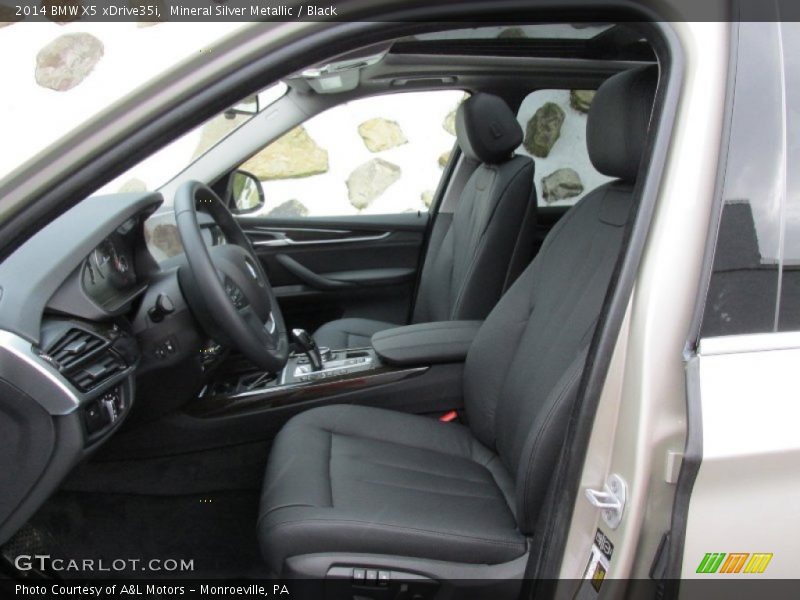 Mineral Silver Metallic / Black 2014 BMW X5 xDrive35i