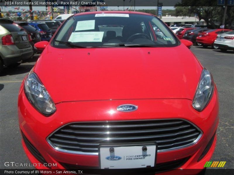 Race Red / Charcoal Black 2014 Ford Fiesta SE Hatchback