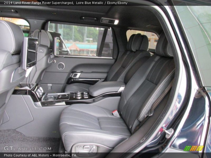 Loire Blue Metallic / Ebony/Ebony 2014 Land Rover Range Rover Supercharged