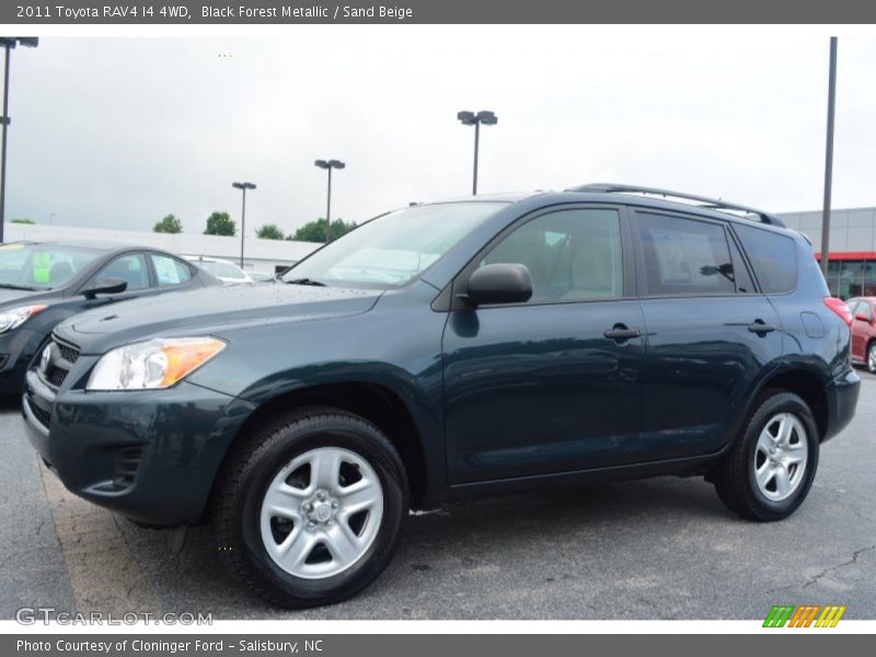 Black Forest Metallic / Sand Beige 2011 Toyota RAV4 I4 4WD