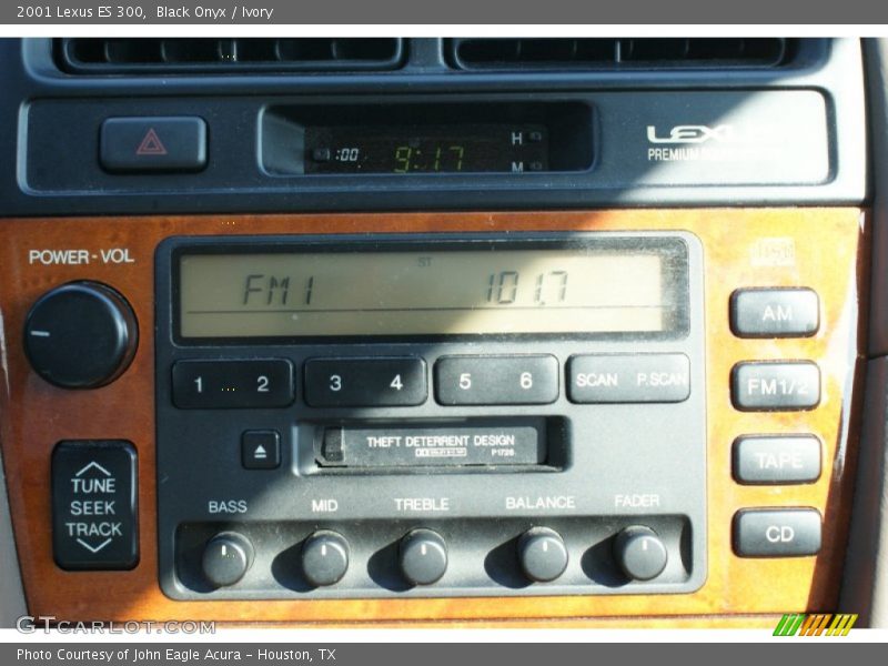 Black Onyx / Ivory 2001 Lexus ES 300