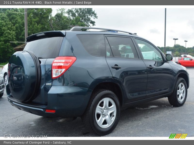 Black Forest Metallic / Sand Beige 2011 Toyota RAV4 I4 4WD