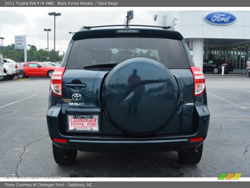 Black Forest Metallic / Sand Beige 2011 Toyota RAV4 I4 4WD