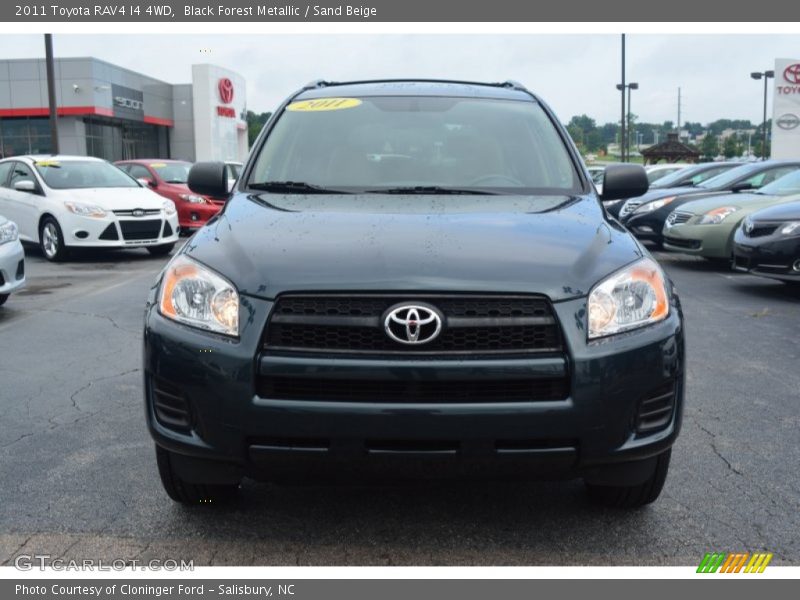 Black Forest Metallic / Sand Beige 2011 Toyota RAV4 I4 4WD