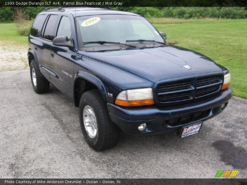 Patriot Blue Pearlcoat / Mist Gray 1999 Dodge Durango SLT 4x4