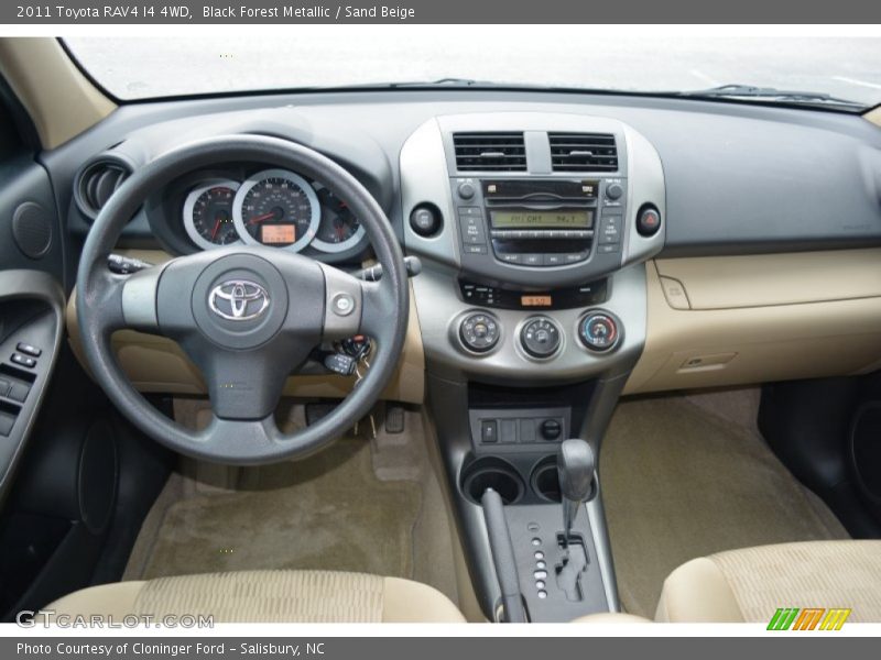 Black Forest Metallic / Sand Beige 2011 Toyota RAV4 I4 4WD