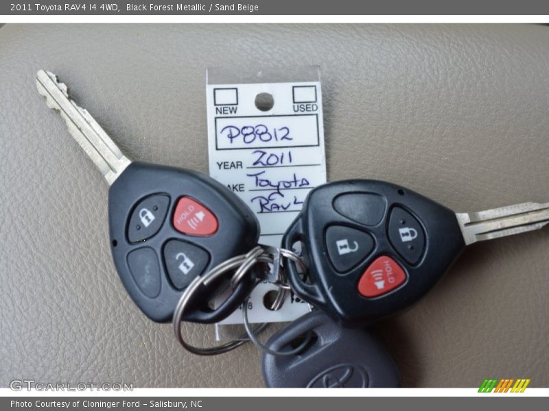 Black Forest Metallic / Sand Beige 2011 Toyota RAV4 I4 4WD