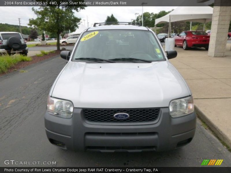 Satin Silver Metallic / Medium/Dark Flint 2004 Ford Escape XLS V6 4WD