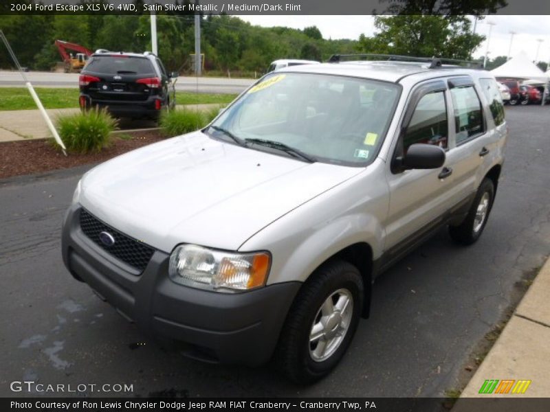 Satin Silver Metallic / Medium/Dark Flint 2004 Ford Escape XLS V6 4WD