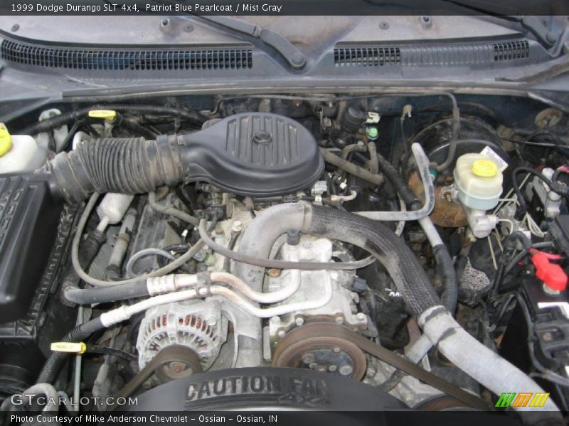 Patriot Blue Pearlcoat / Mist Gray 1999 Dodge Durango SLT 4x4