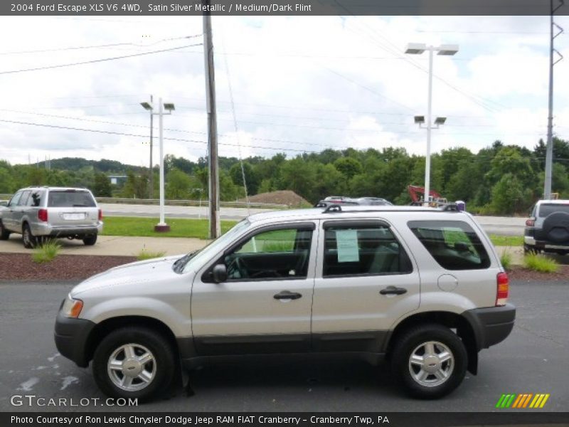 Satin Silver Metallic / Medium/Dark Flint 2004 Ford Escape XLS V6 4WD