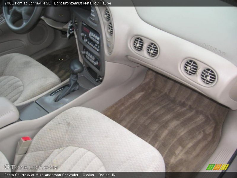 Light Bronzemist Metallic / Taupe 2001 Pontiac Bonneville SE