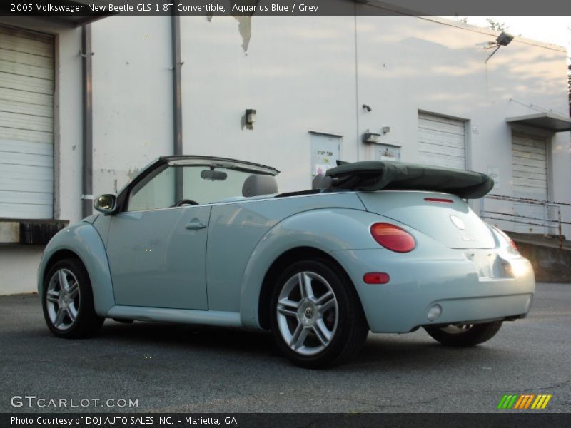 Aquarius Blue / Grey 2005 Volkswagen New Beetle GLS 1.8T Convertible