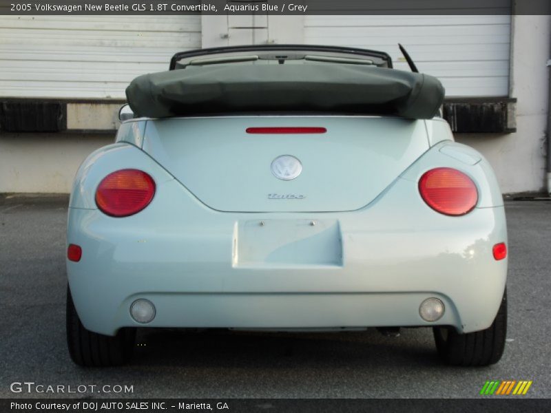 Aquarius Blue / Grey 2005 Volkswagen New Beetle GLS 1.8T Convertible