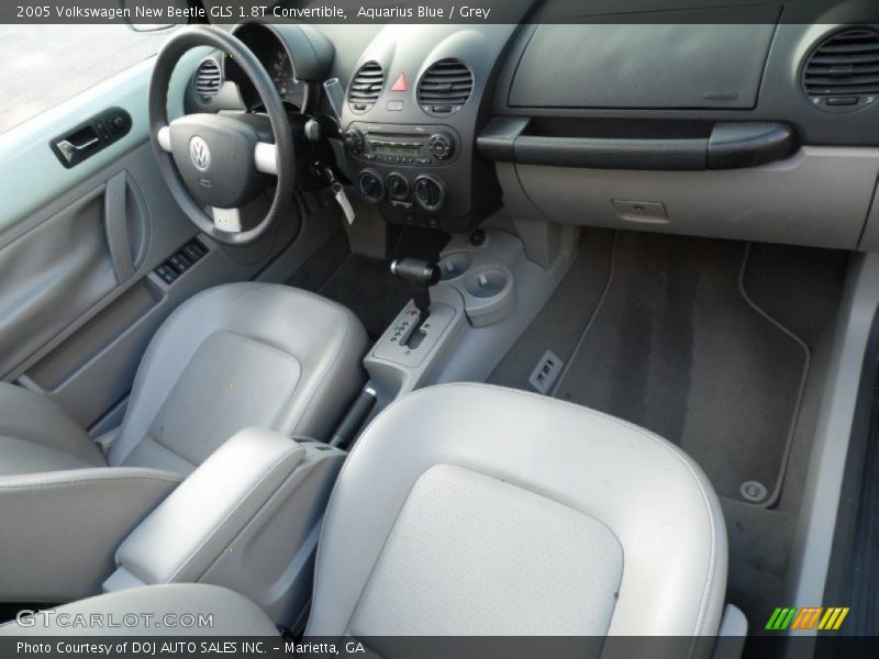 Aquarius Blue / Grey 2005 Volkswagen New Beetle GLS 1.8T Convertible