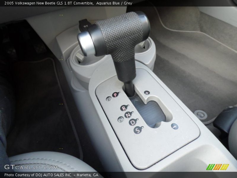 Aquarius Blue / Grey 2005 Volkswagen New Beetle GLS 1.8T Convertible