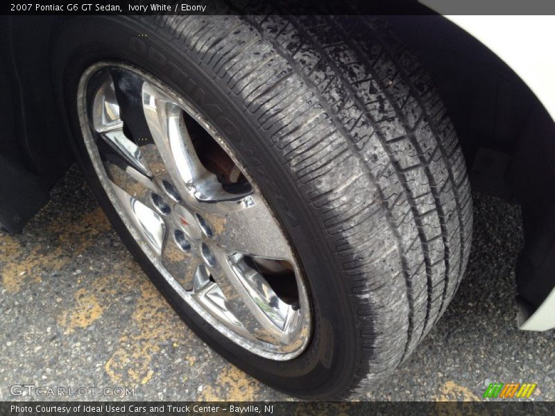 Ivory White / Ebony 2007 Pontiac G6 GT Sedan