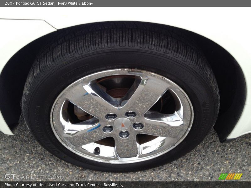 Ivory White / Ebony 2007 Pontiac G6 GT Sedan