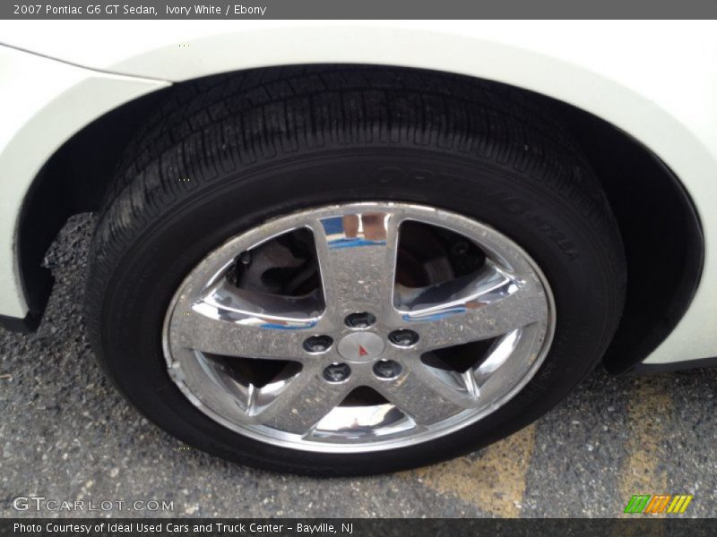 Ivory White / Ebony 2007 Pontiac G6 GT Sedan