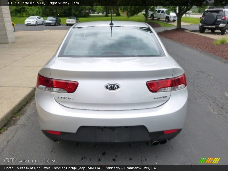 Bright Silver / Black 2010 Kia Forte Koup EX