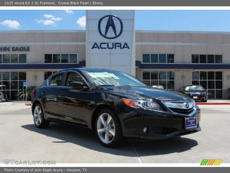 Crystal Black Pearl / Ebony 2015 Acura ILX 2.0L Premium