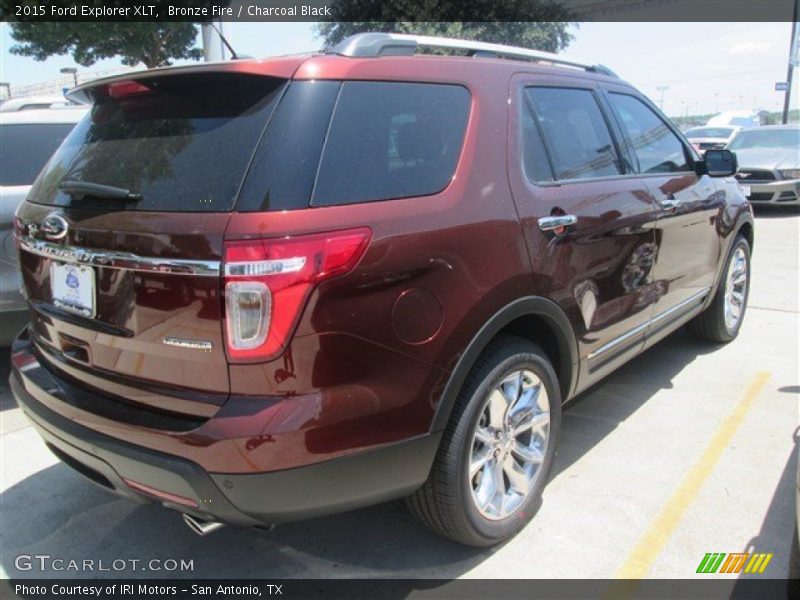 Bronze Fire / Charcoal Black 2015 Ford Explorer XLT