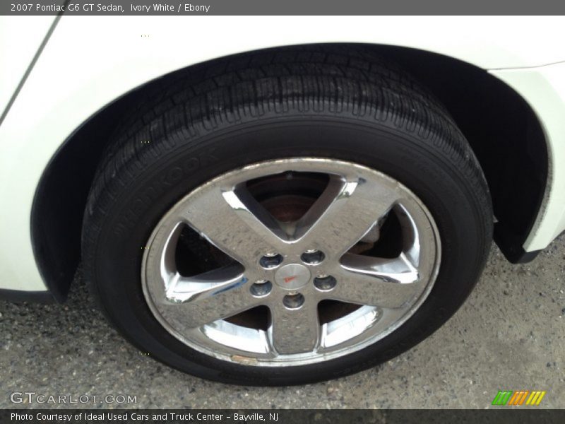 Ivory White / Ebony 2007 Pontiac G6 GT Sedan