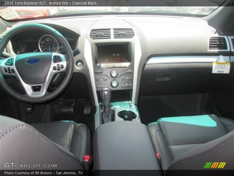 Bronze Fire / Charcoal Black 2015 Ford Explorer XLT
