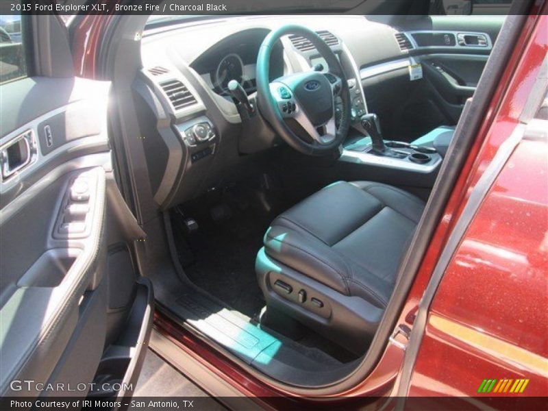 Bronze Fire / Charcoal Black 2015 Ford Explorer XLT