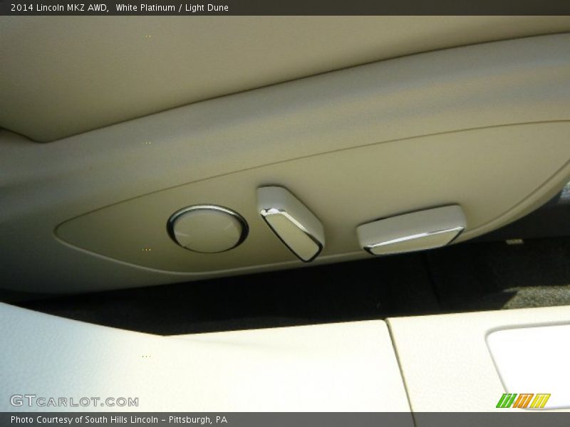 White Platinum / Light Dune 2014 Lincoln MKZ AWD