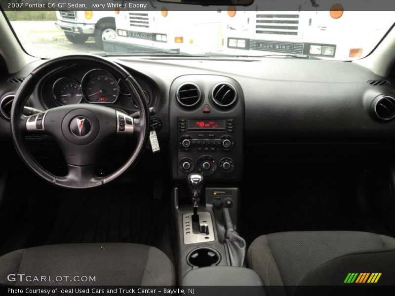 Ivory White / Ebony 2007 Pontiac G6 GT Sedan