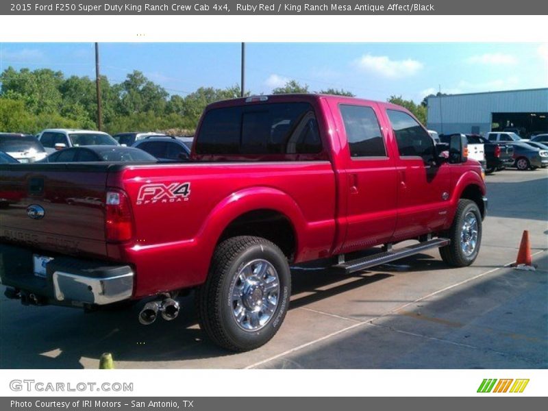 Ruby Red / King Ranch Mesa Antique Affect/Black 2015 Ford F250 Super Duty King Ranch Crew Cab 4x4