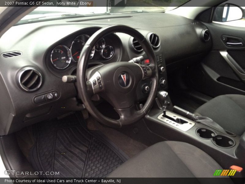 Ivory White / Ebony 2007 Pontiac G6 GT Sedan