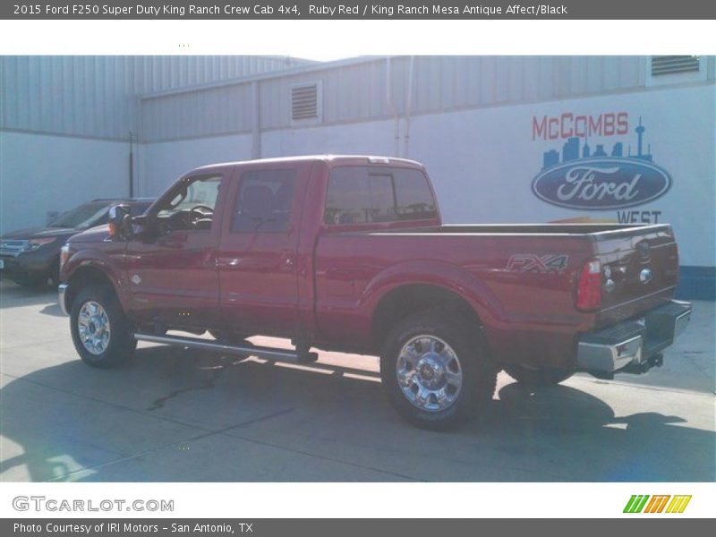 Ruby Red / King Ranch Mesa Antique Affect/Black 2015 Ford F250 Super Duty King Ranch Crew Cab 4x4